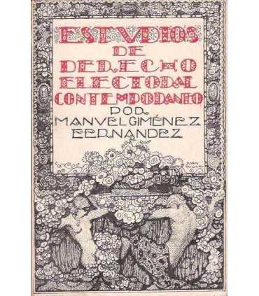 Estudios de Derecho electoral contemporáneo