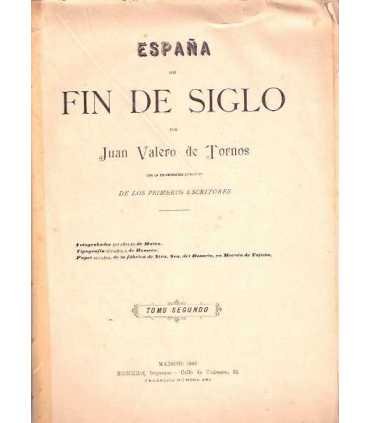 España en fin de siglo