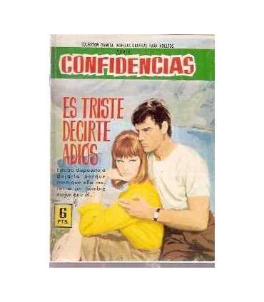 Es triste decirte adiós