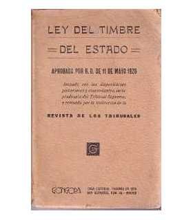 Ley del Timbre del Estado (R.D. 11/5/1926)