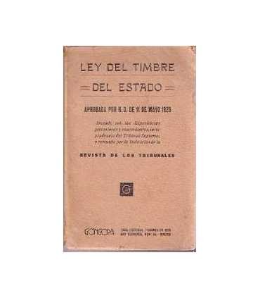 Ley del Timbre del Estado (R.D. 11/5/1926)