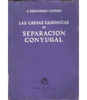 Las causas canónicas de separación conyugal