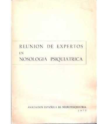 Reunión de expertos en nosología psiquiatrica