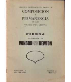 Composición y Permanencia de los colores para artistas