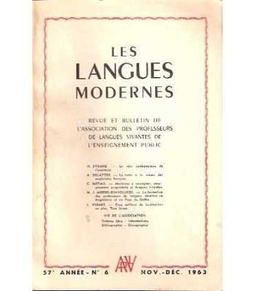 Les Langues Modernes. Revue et Bulletin Nº 6