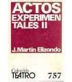 Actos experimentales II