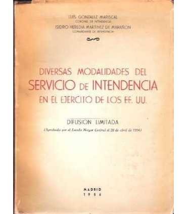 Diversa modalidades del Servicio de Intendencia en