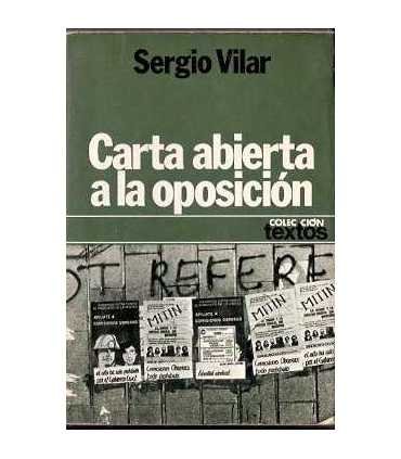 Carta abierta a la oposición