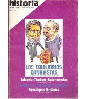 Historia 16. nº 7. Los equilibrios canovistas
