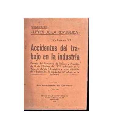 Accidentes de trabajo en la industria