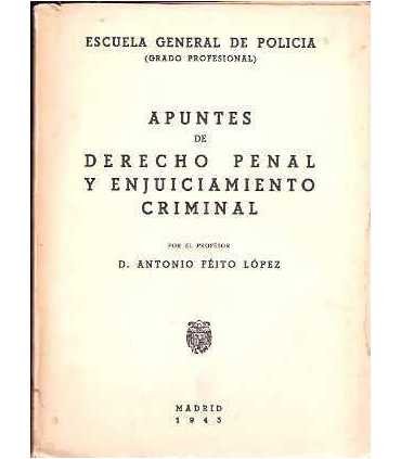 Apuntes de Derecho Penal y Enjuiciamiento Criminal