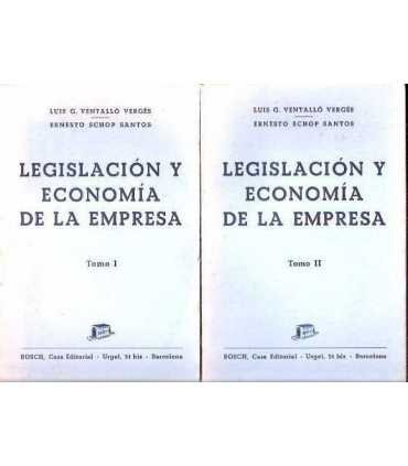 Legislación y economía de la empresa. Tomos I y II