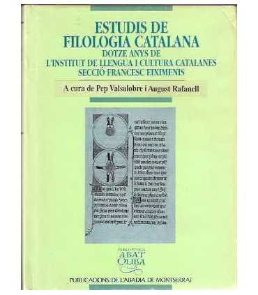 Estudis de Filología catalana