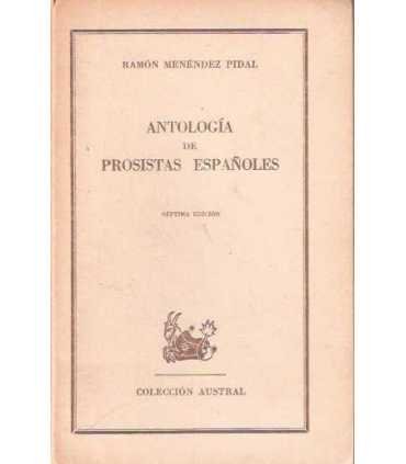 Antología de Prosistas españoles