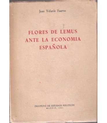 Flores de Lemus ante la economía española