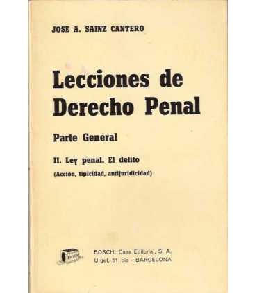 Lecciones de Derecho penal. Parte general II. Ley