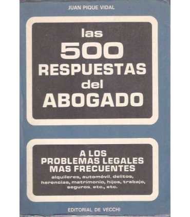 Las 500 respuestas del Abogado a los problemas leg