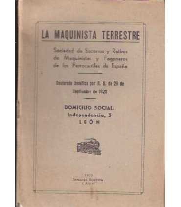 La Maquinista Terrestre. Reglamento