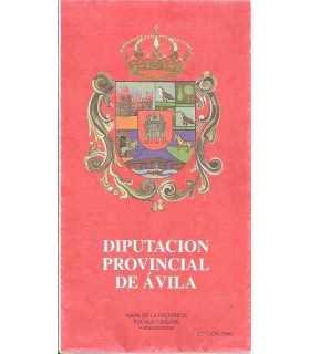 Ávila mapa de la provincia