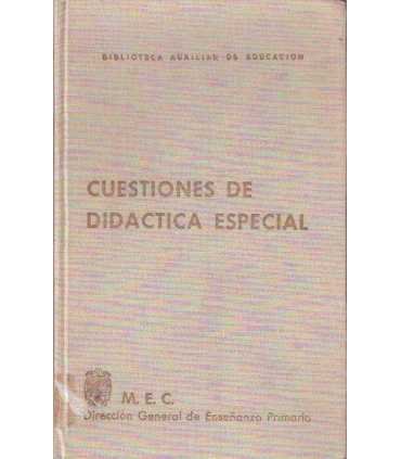 Cuestiones de Didáctica especial