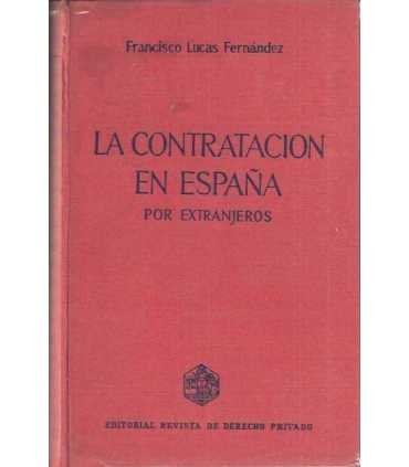 La contratación en España por extranjeros