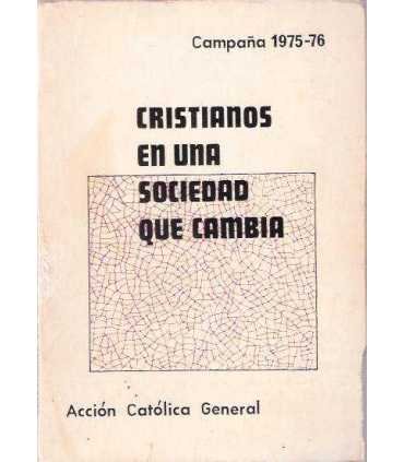 Cristianos en una sociedad que cambia