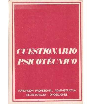Cuestionario psicotécnico. Formación profesional a