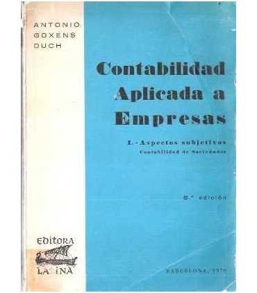 Contabilidad aplicada a empresas. I- Aspectos subj