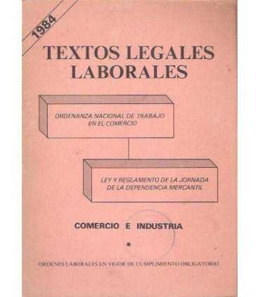 Textos legales laborales. Comercio e Industria. Or