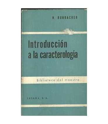 Introducción a la caracteriología