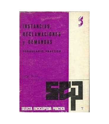 Instancias, reclamaciones y demandas. Formulario p