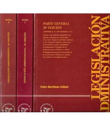 Legislación administrativa (2 tomos + 1 apéndice)