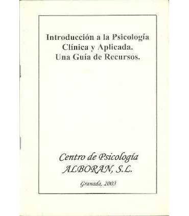 Introducción a la Psicología Clínica y aplicada. U