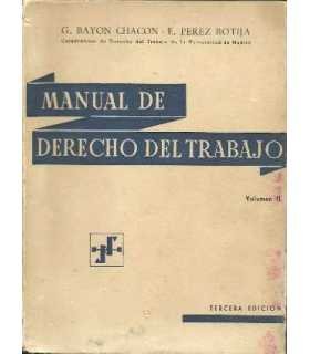 Manual de Derecho del Trabajo