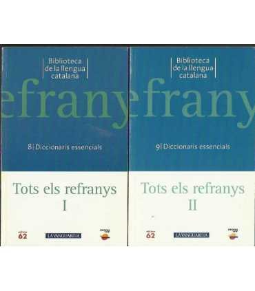 Diccionaris essencials. Tots els refranys I y II