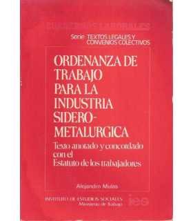 Ordenanza de trabajo para la industria sidero-meta