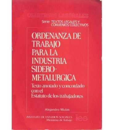 Ordenanza de trabajo para la industria sidero-meta