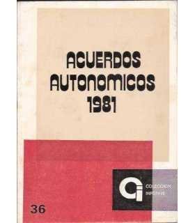 Acuerdos autonómicos 1981
