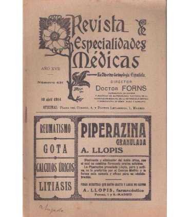 Revista de especialidades médicas