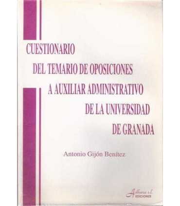 Cuestionario del temario de oposiciones a auxiliar
