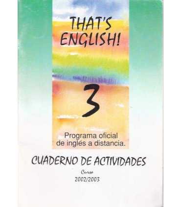 That's English 3, cuaderno de actividades