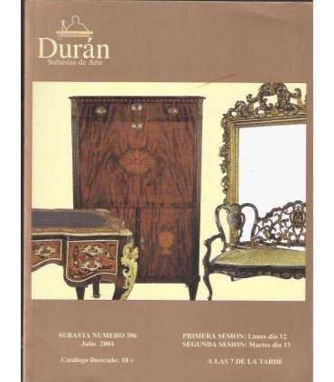 Durán, Subastas de Arte. nº 396. Pinturas y Materi