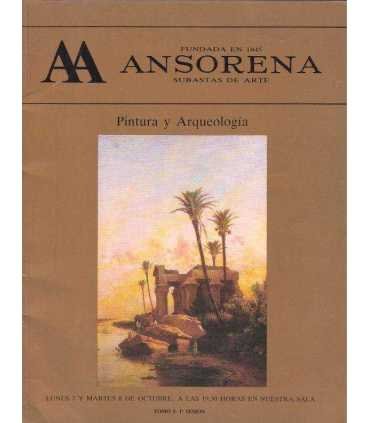 Ansorena, Subastas de Arte. 7 y 8 de Octubre de 19