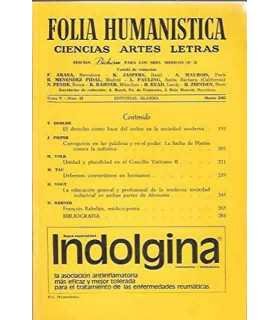 Folia Humanística. Tomo V, Nº51, Marzo