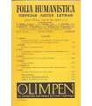 Folia Humanística. Tomo V, Nº 60, Diciembre