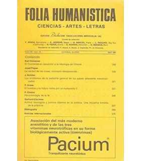 Folia Humanística. Tomo VII, Nº 76, Abril