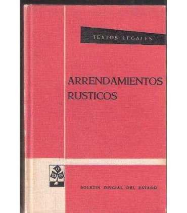 Arrendamientos rústicos