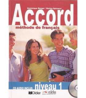 Accord, méthode de français, niveau 1.