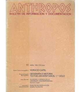 Anthropos, 11. Revista de Información y Documentac