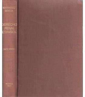 Derecho Penal Español, parte general